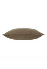 Lina Linen Pillow, Mink 16x24