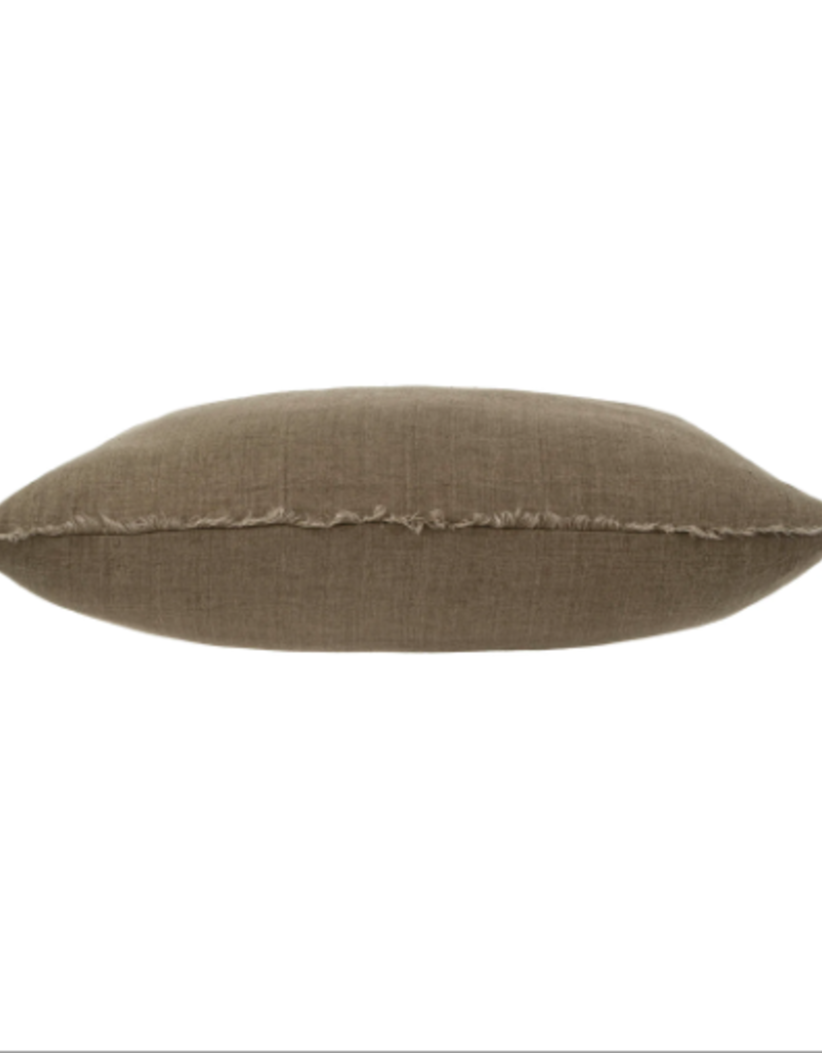 Lina Linen Pillow, Mink 16x24