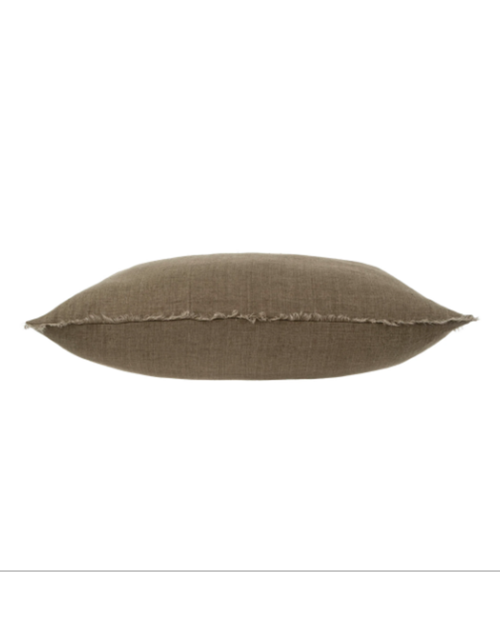 Lina Linen Pillow, Mink 16x24