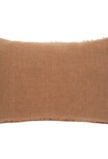 Lina Linen Pillow, Terracotta 16x24