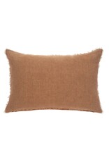 Lina Linen Pillow, Terracotta 16x24