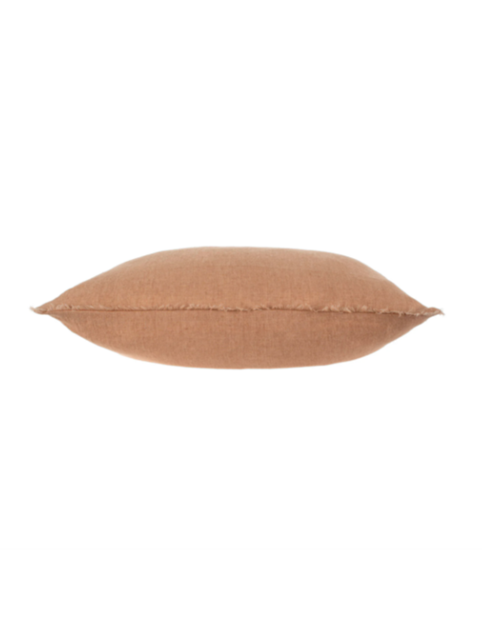 Lina Linen Pillow, Terracotta 16x24