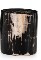 Kos End Table in Dark Petrified Wood