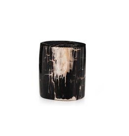 Kos End Table in Dark Petrified Wood