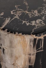 Kos End Table in Dark Petrified Wood