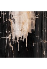 Kos End Table in Dark Petrified Wood