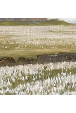 Flower Fields Vintage Art Print