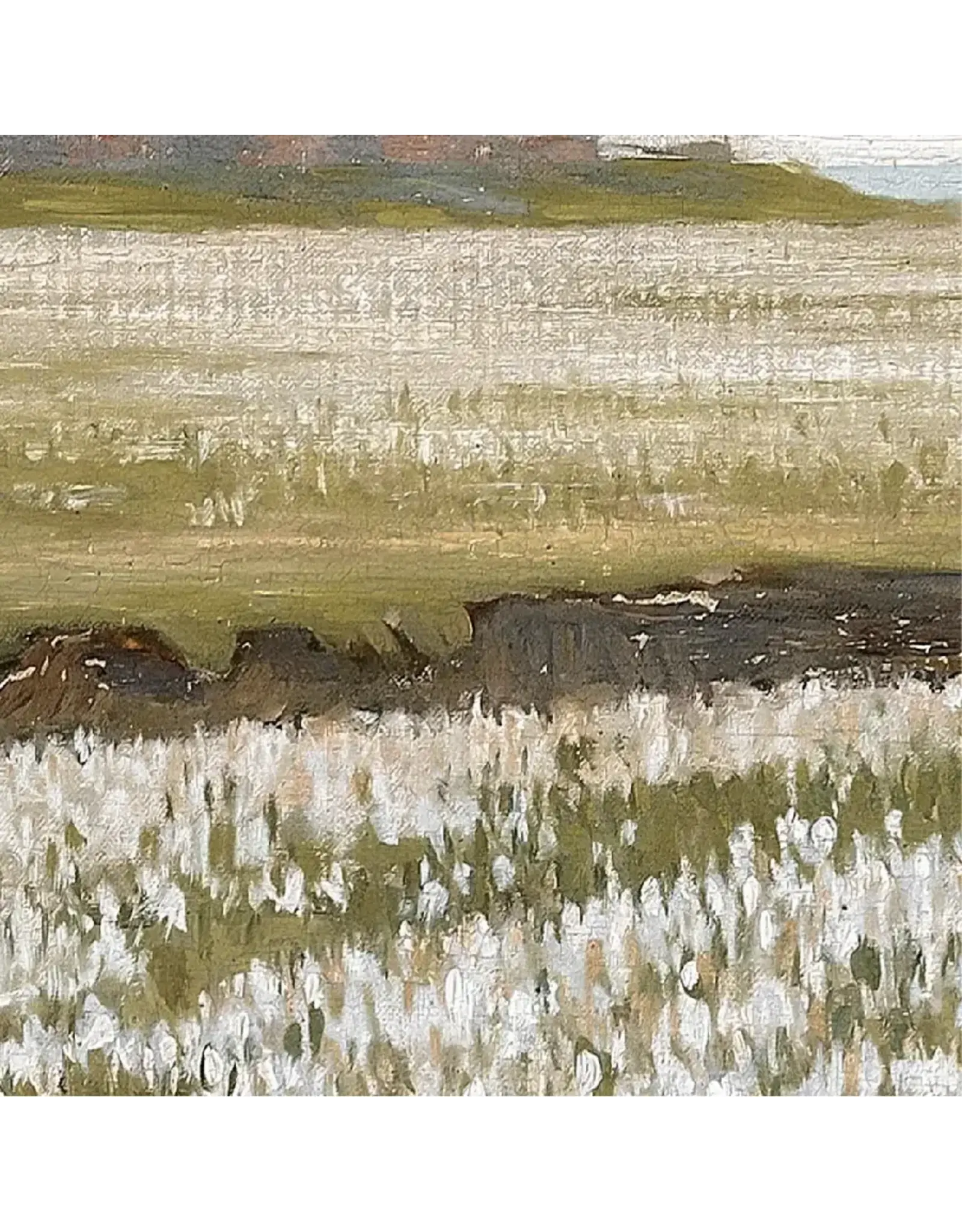 Flower Fields Vintage Art Print