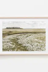 Flower Fields Vintage Art Print
