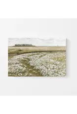 Flower Fields Vintage Art Print