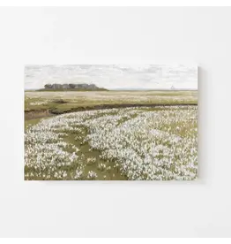 Flower Fields Vintage Art Print