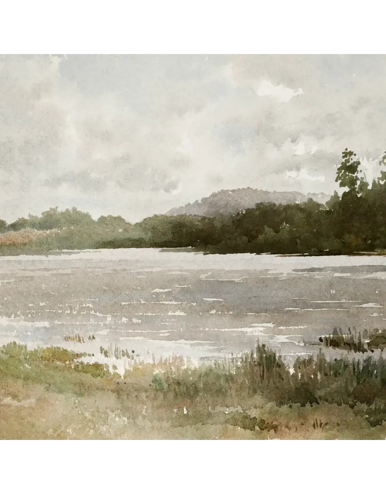 Rolling Hills Vintage Art Print