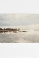 Black Framed Serene View Art Print