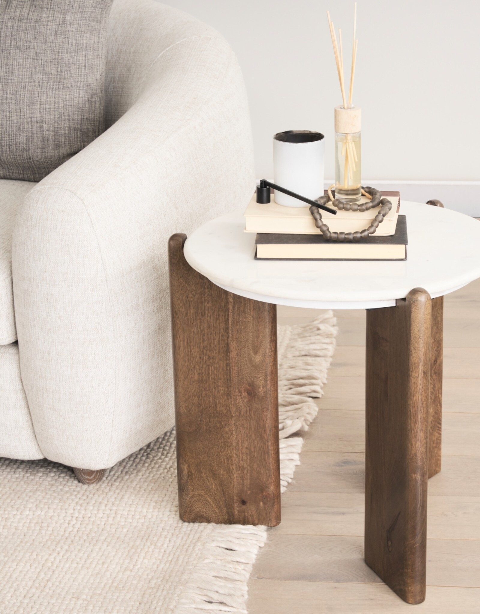Rumer Marble Side Table