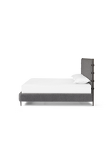 Anderson Bed, King - Knoll Charcoal
