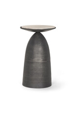 Russo Gunmetal Accent Table