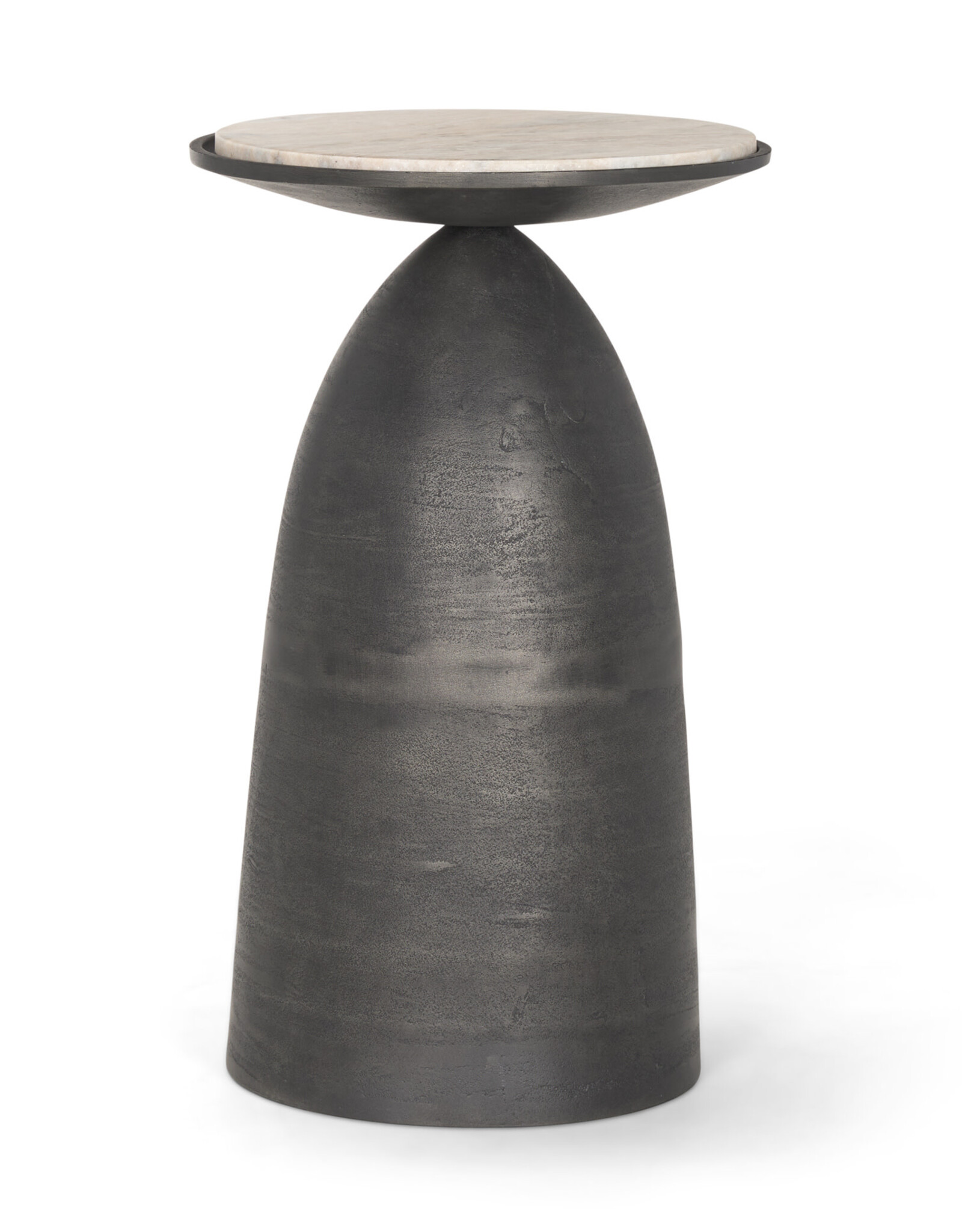 Russo Gunmetal Accent Table