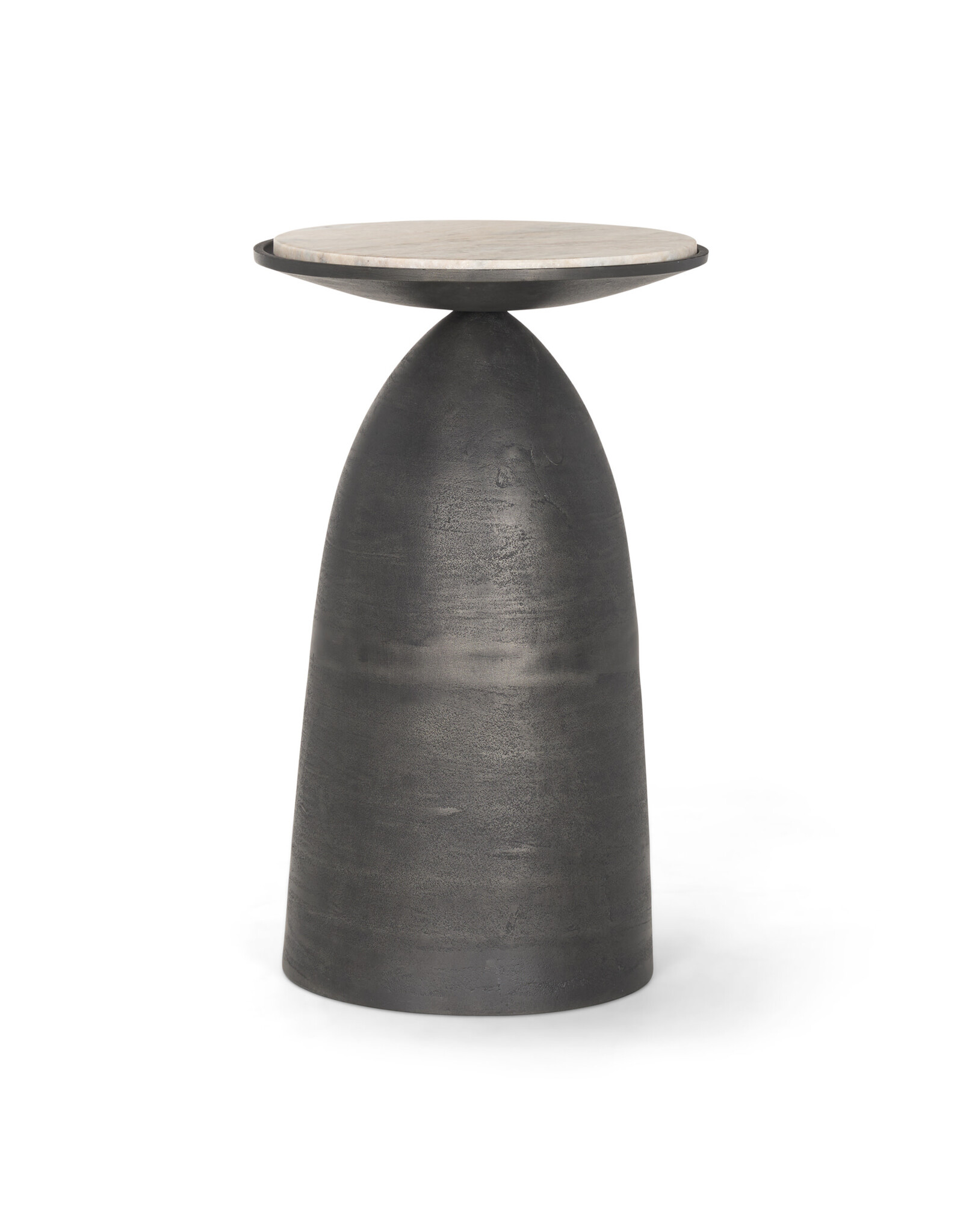 Russo Gunmetal Accent Table