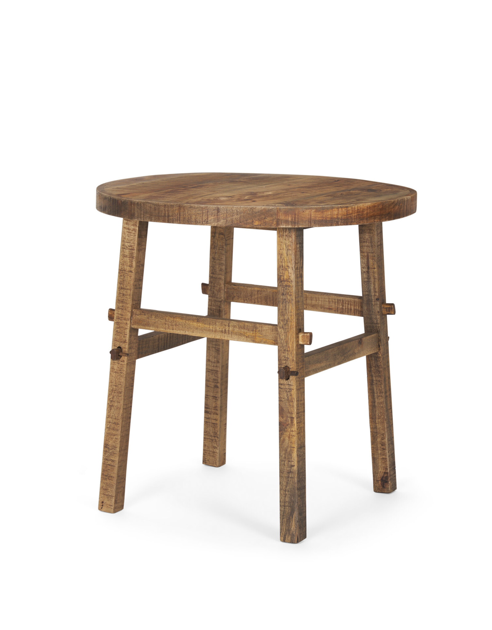 Rosie Large Brown Wood End Table
