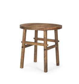 Rosie Large Brown Wood End Table