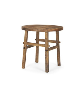 Rosie Large Brown Wood End Table