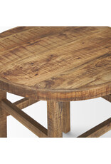 Rosie Large Brown Wood End Table