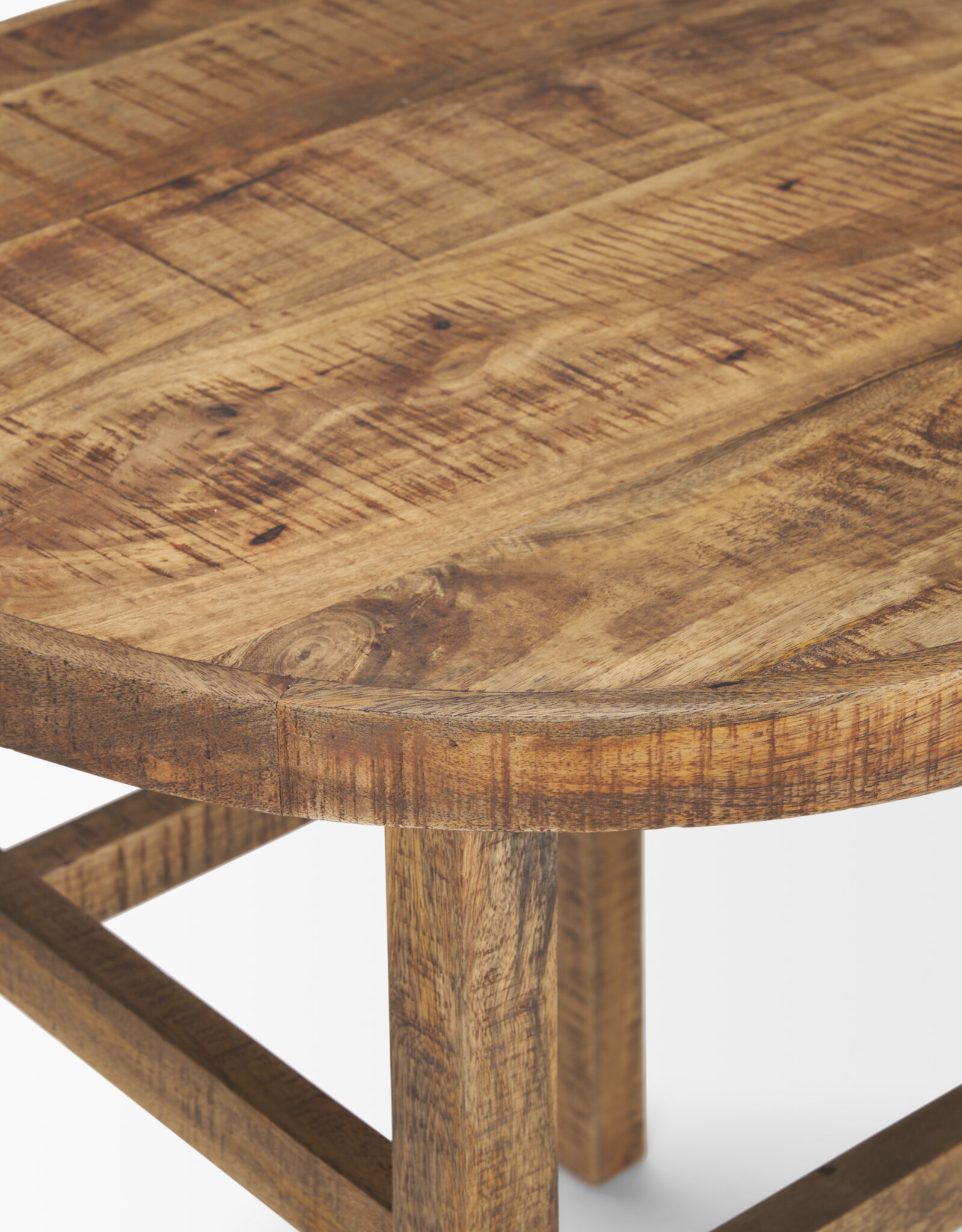 Rosie Large Brown Wood End Table