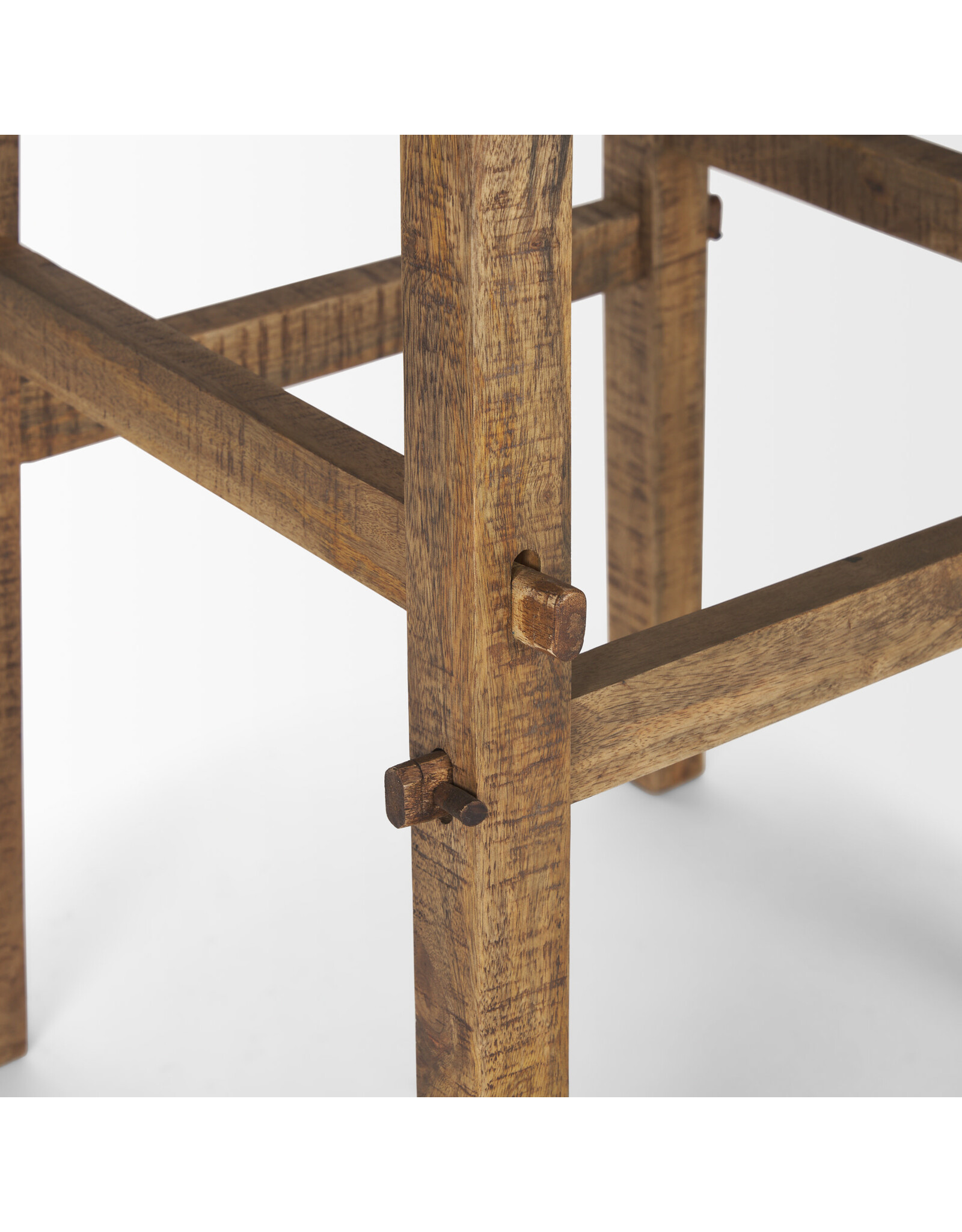 Rosie Large Brown Wood End Table