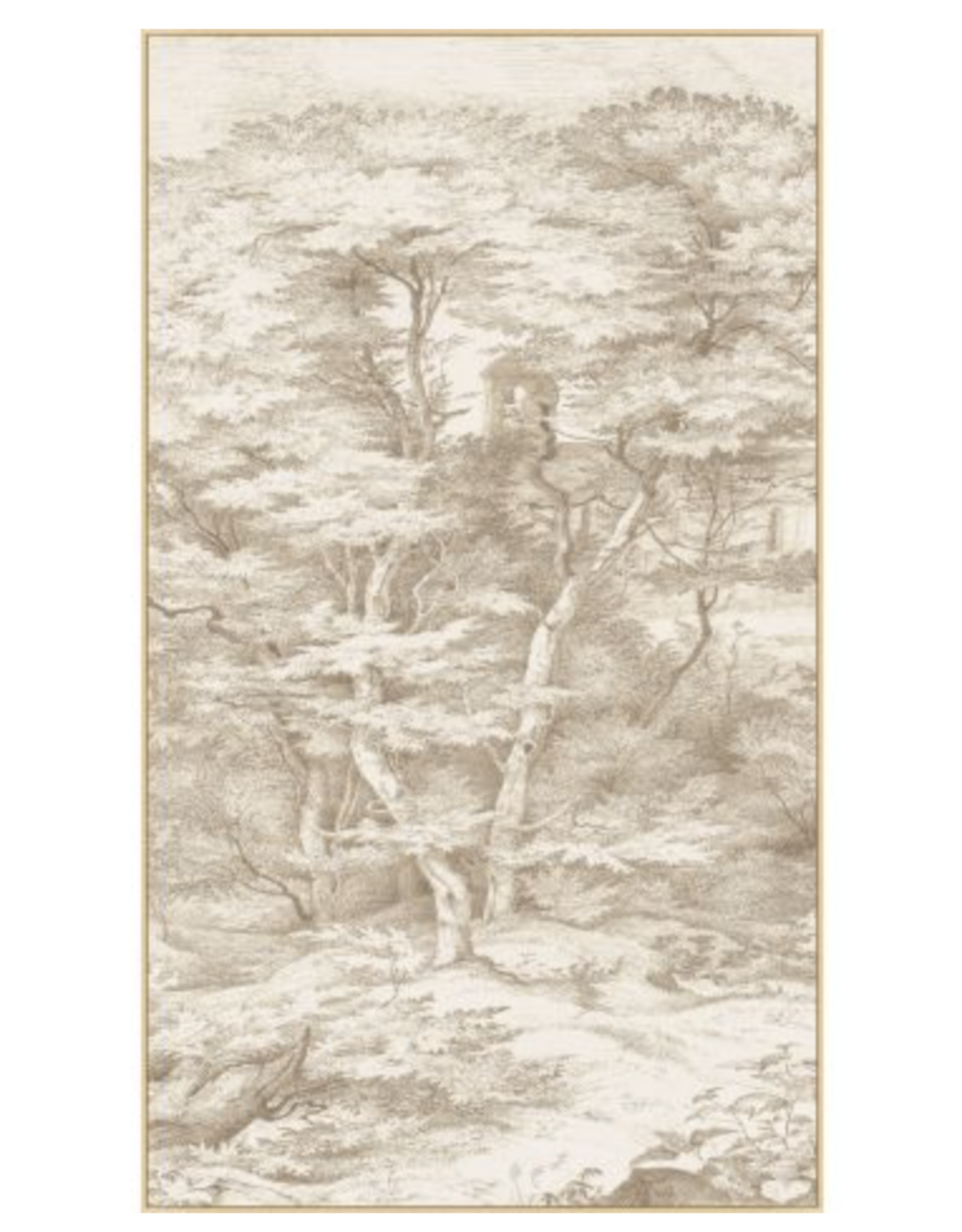 Neutral Toile 1, 49"w x 85"h