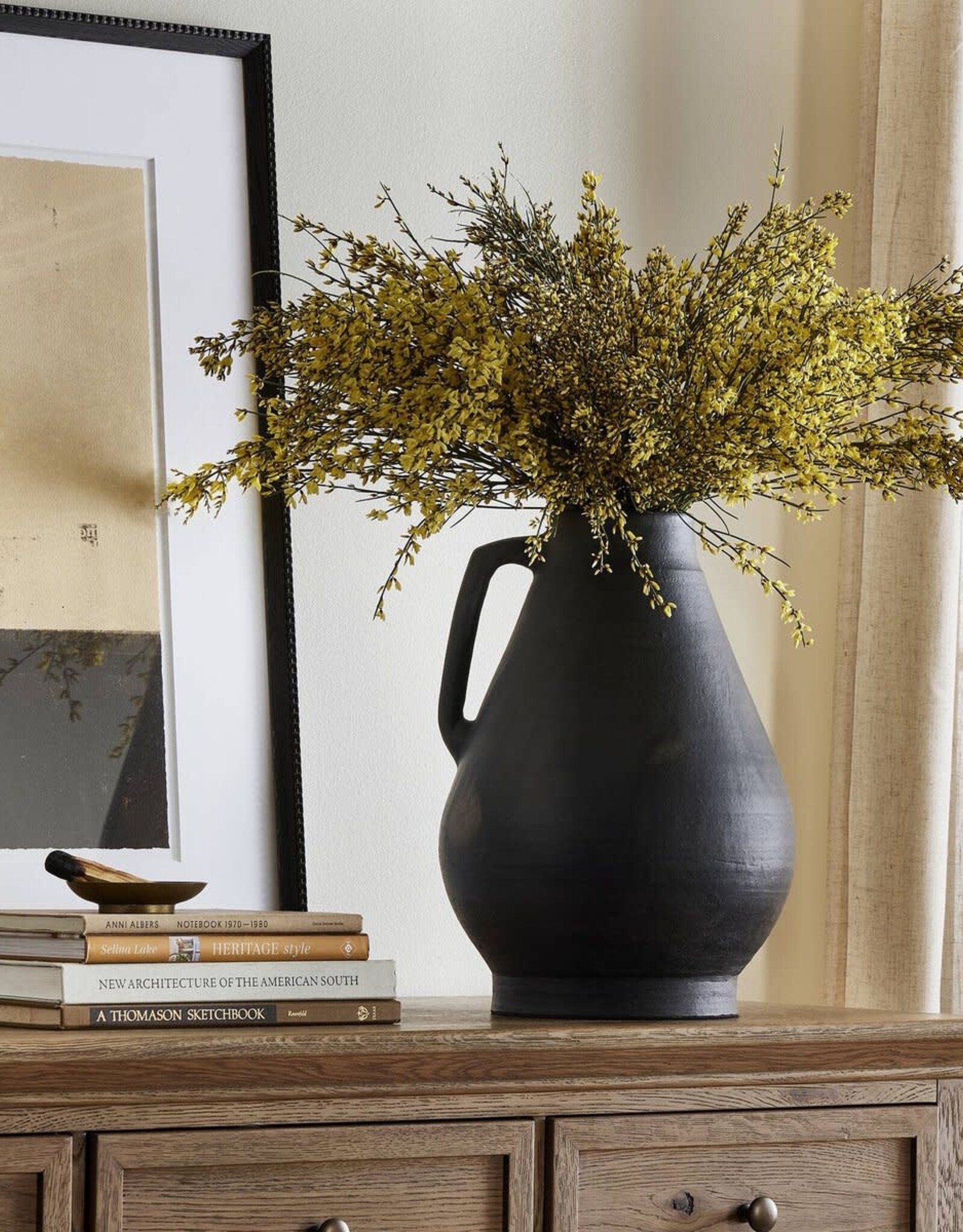 Sesto Vessel, Aged Black Terracotta