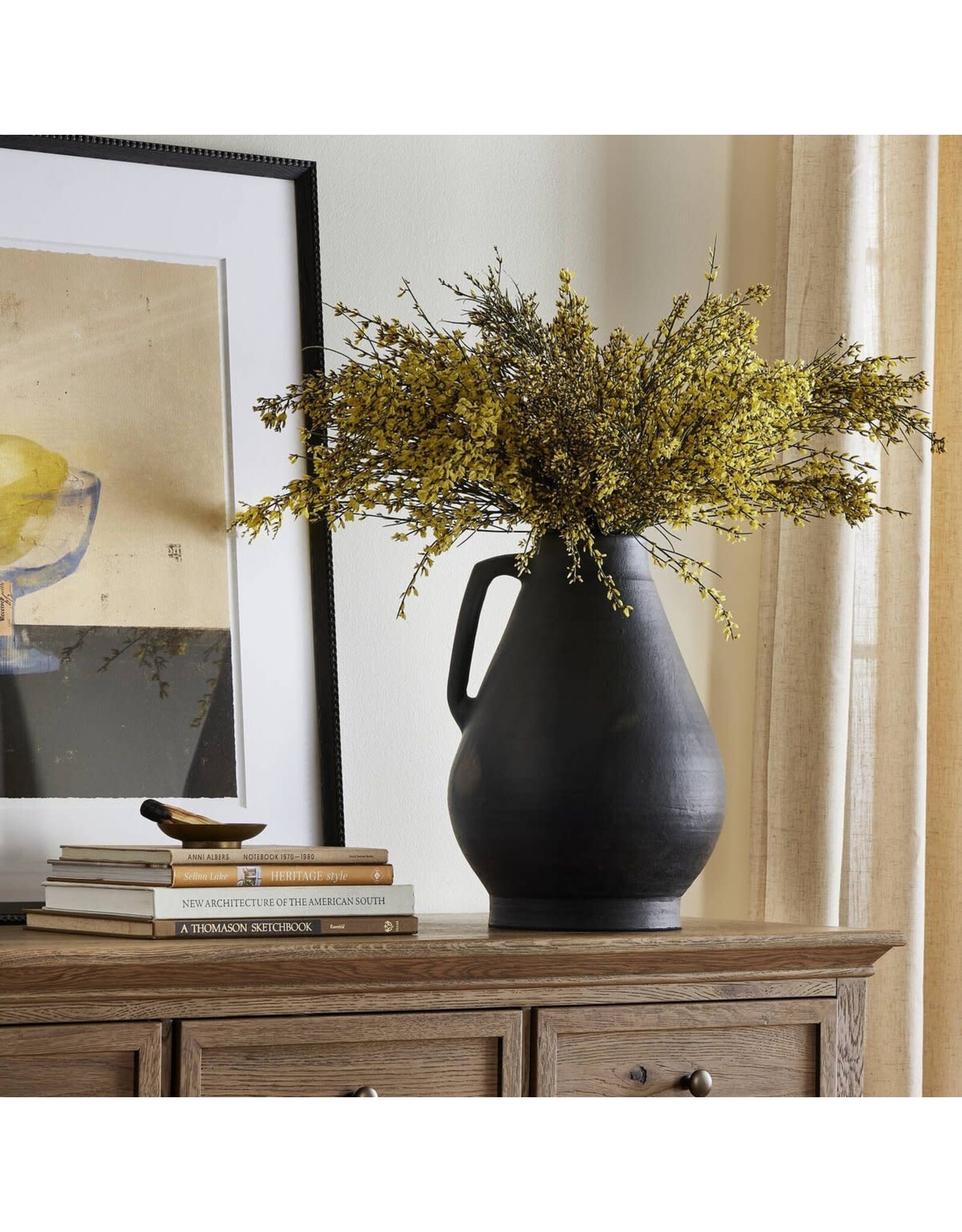 Sesto Vessel, Aged Black Terracotta