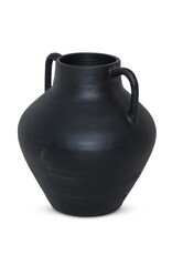 Atrani Vessel, Aged Black Terracotta