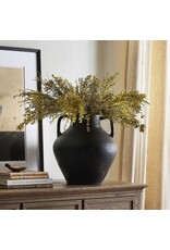 Atrani Vessel, Aged Black Terracotta