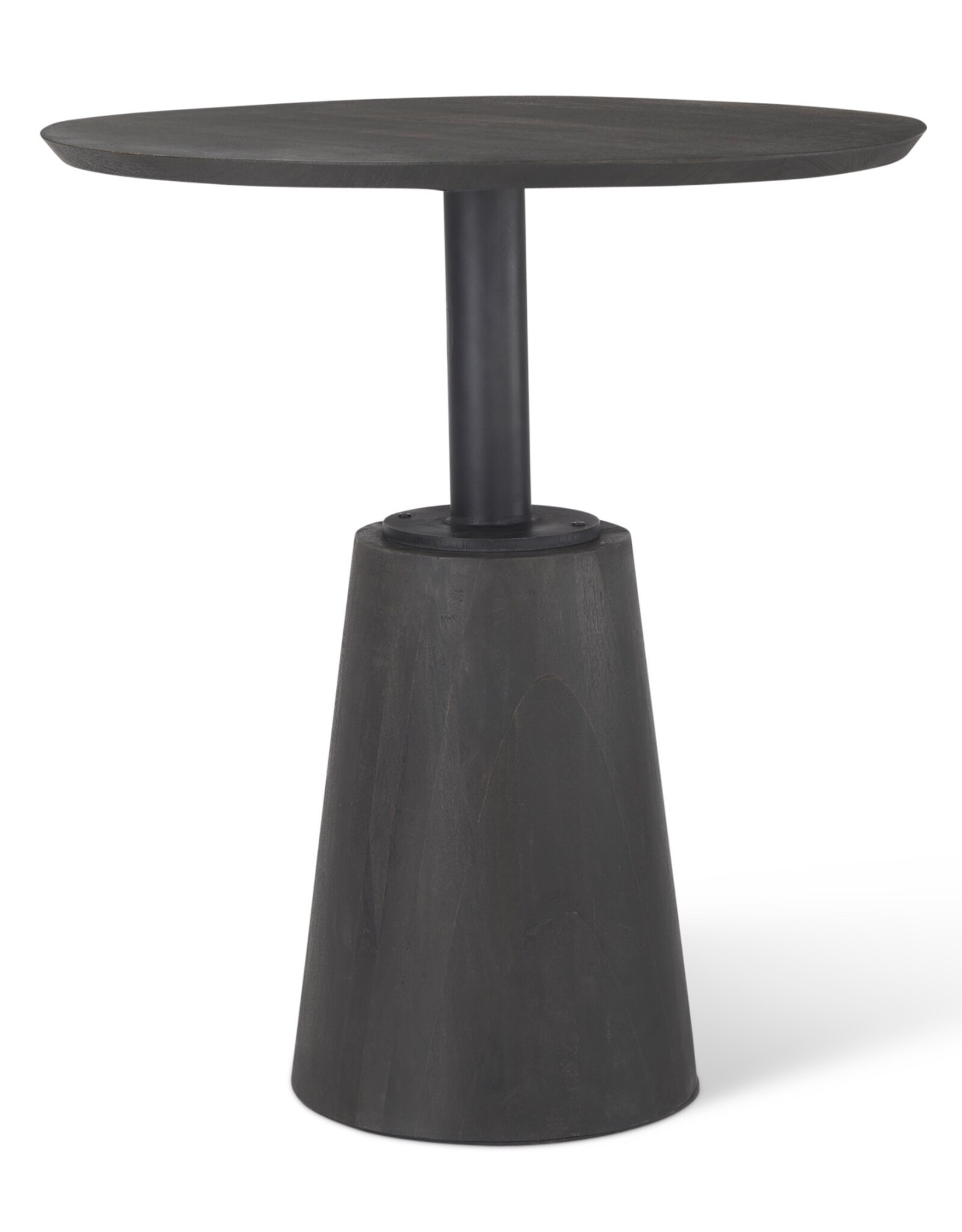 Maxwell Pedestal Bistro Table in Black