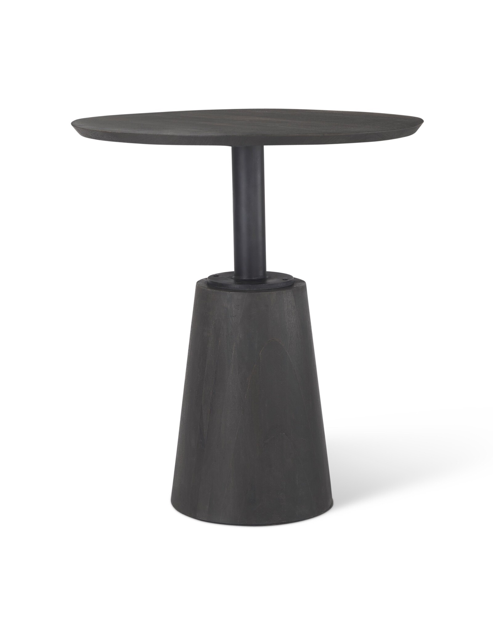 Maxwell Pedestal Bistro Table in Black
