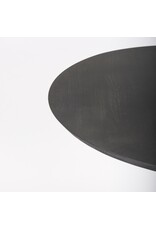 Maxwell Pedestal Bistro Table in Black