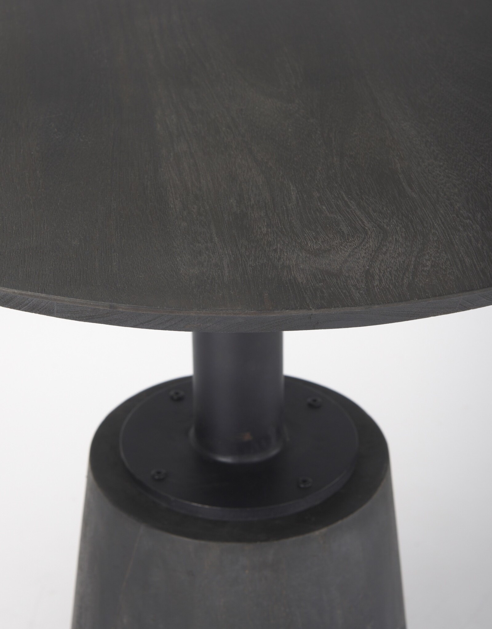 Maxwell Pedestal Bistro Table in Black
