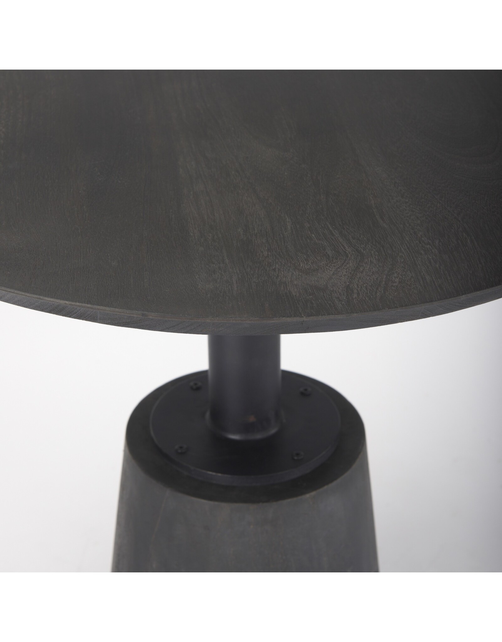 Maxwell Pedestal Bistro Table in Black