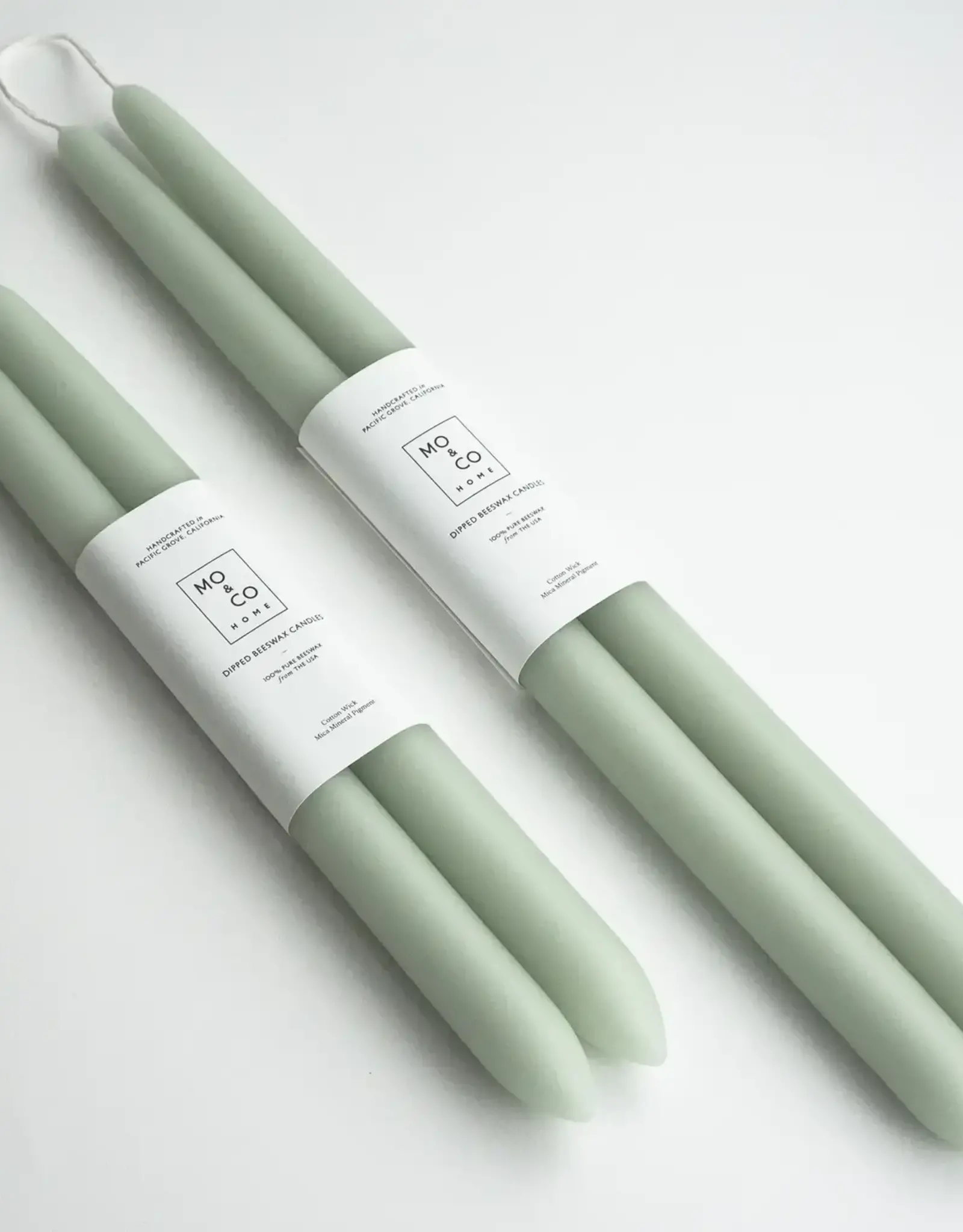 Dipped Beeswax Taper Candles