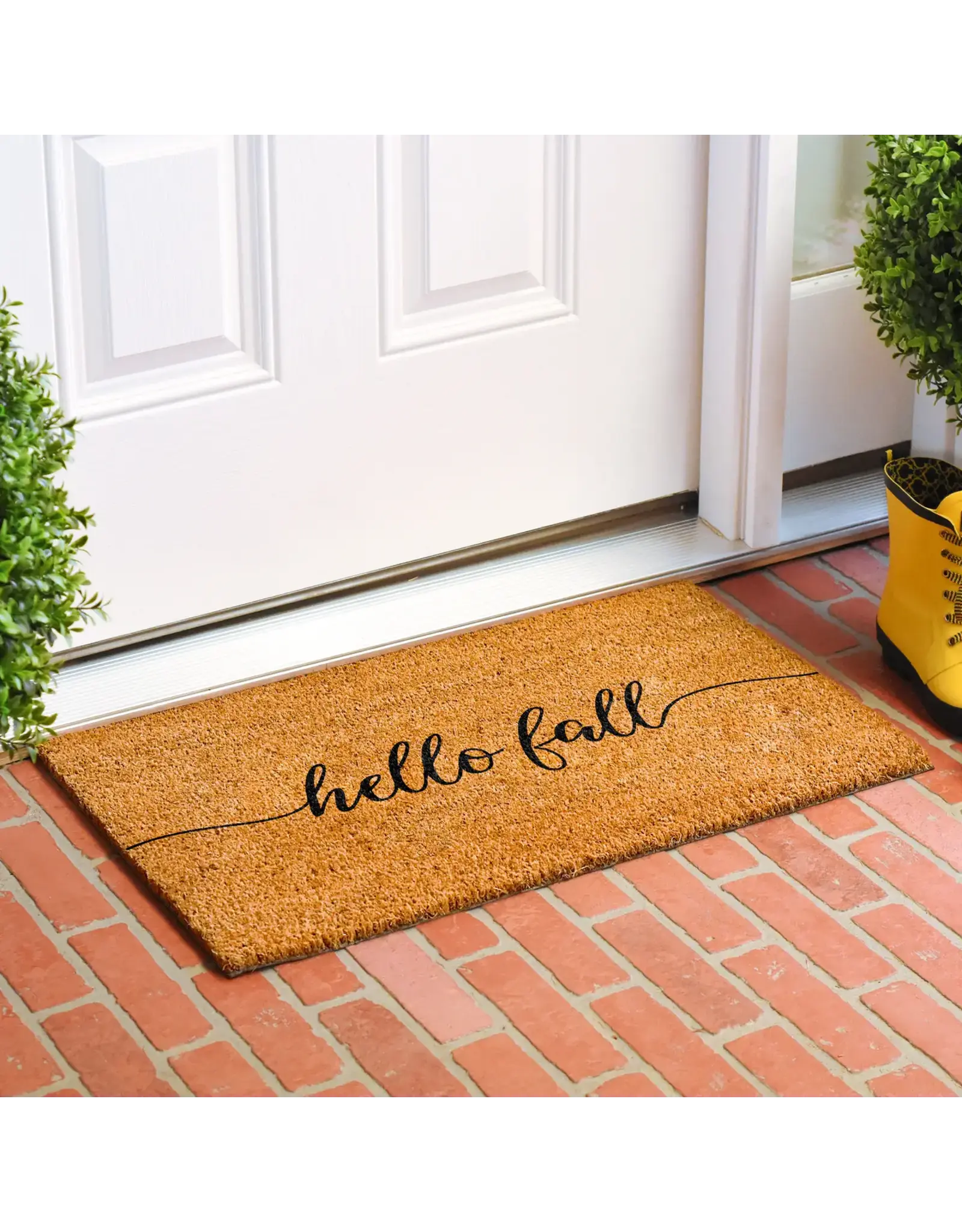 Hello Fall Doormat, Natural
