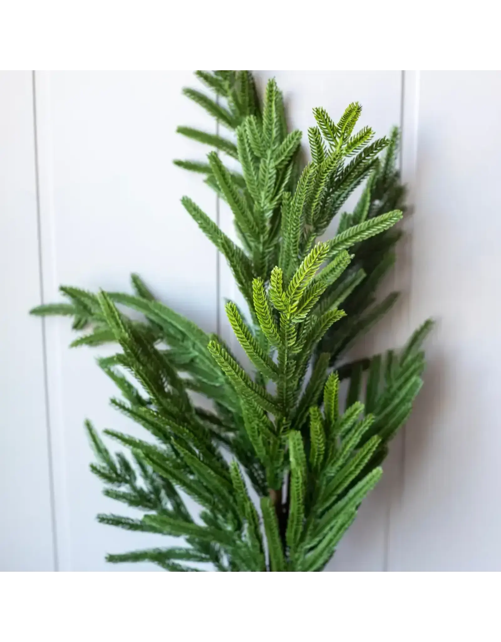Norfolk Pine Real Touch Green Faux Stem Medium