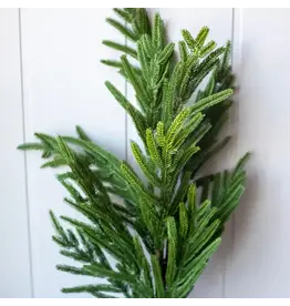 Norfolk Pine Real Touch Green Faux Stem Medium