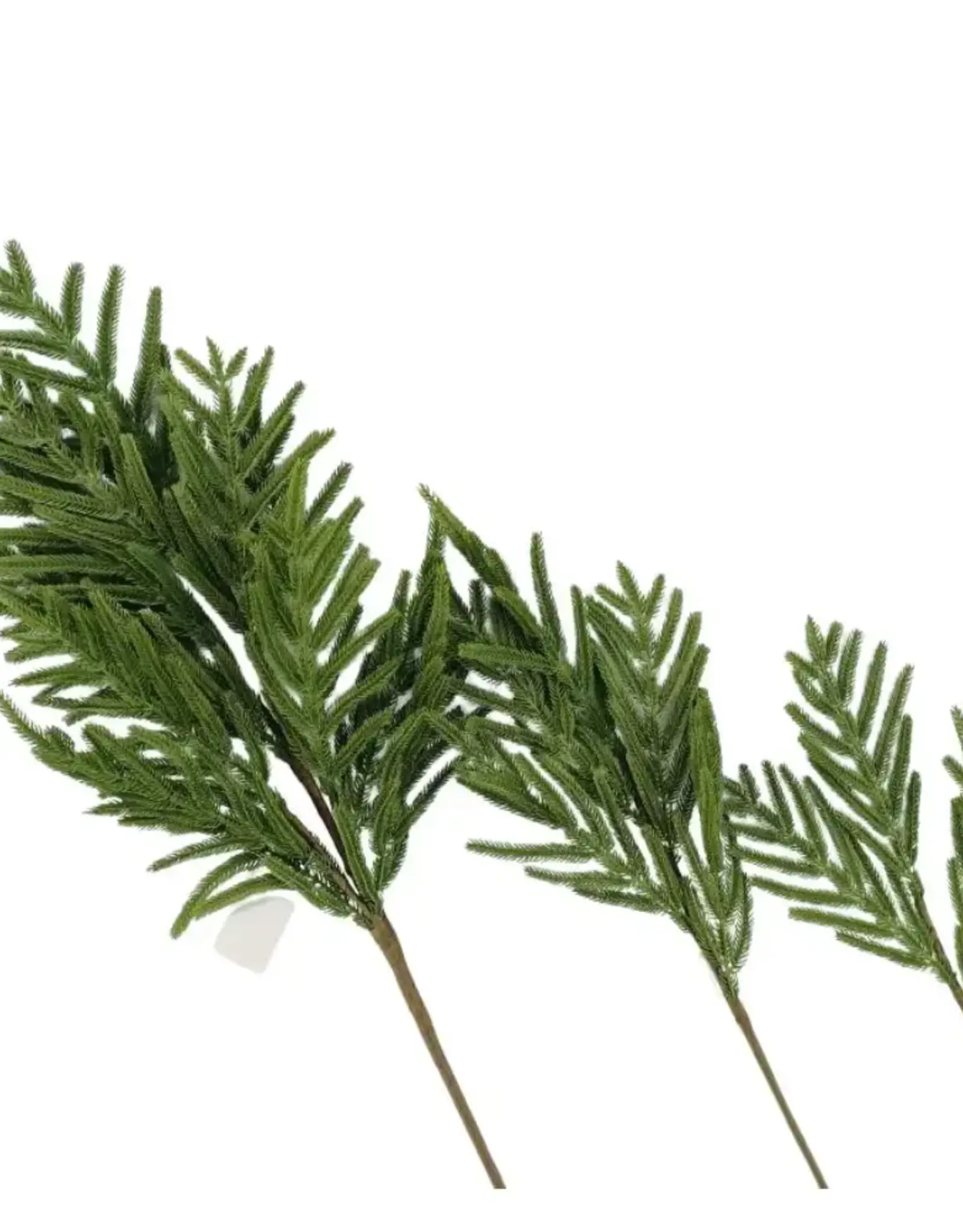 Norfolk Pine Real Touch Green Faux Stem Medium