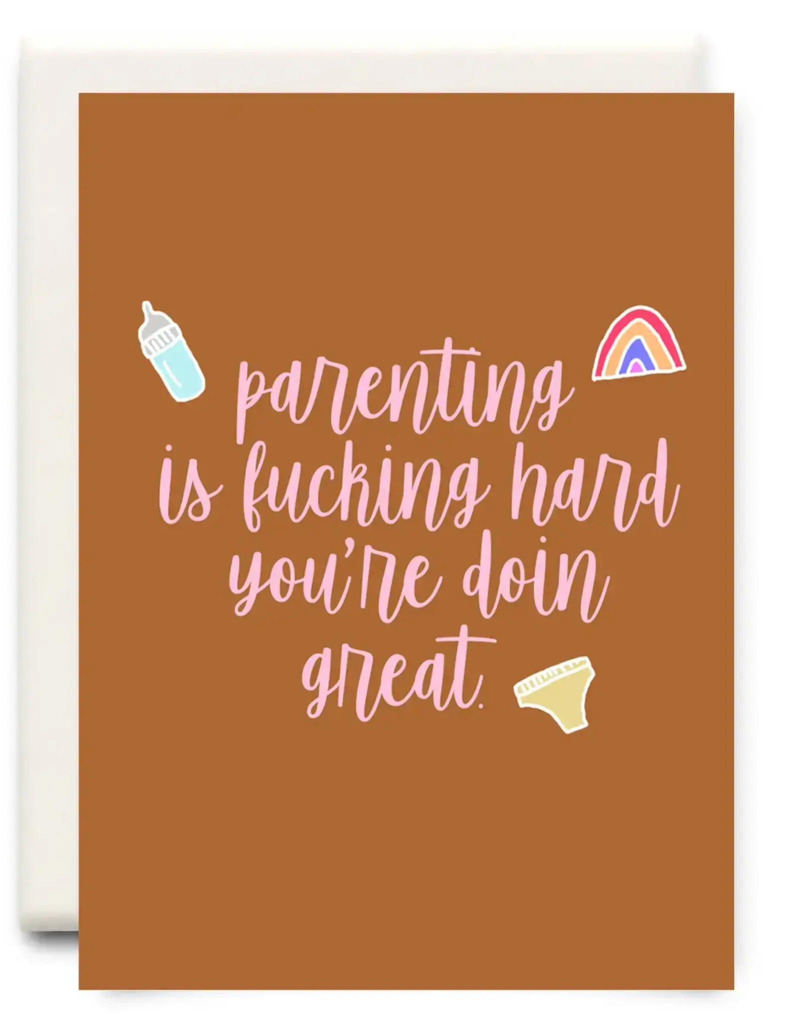 Parenting Is Hard Greeting Card