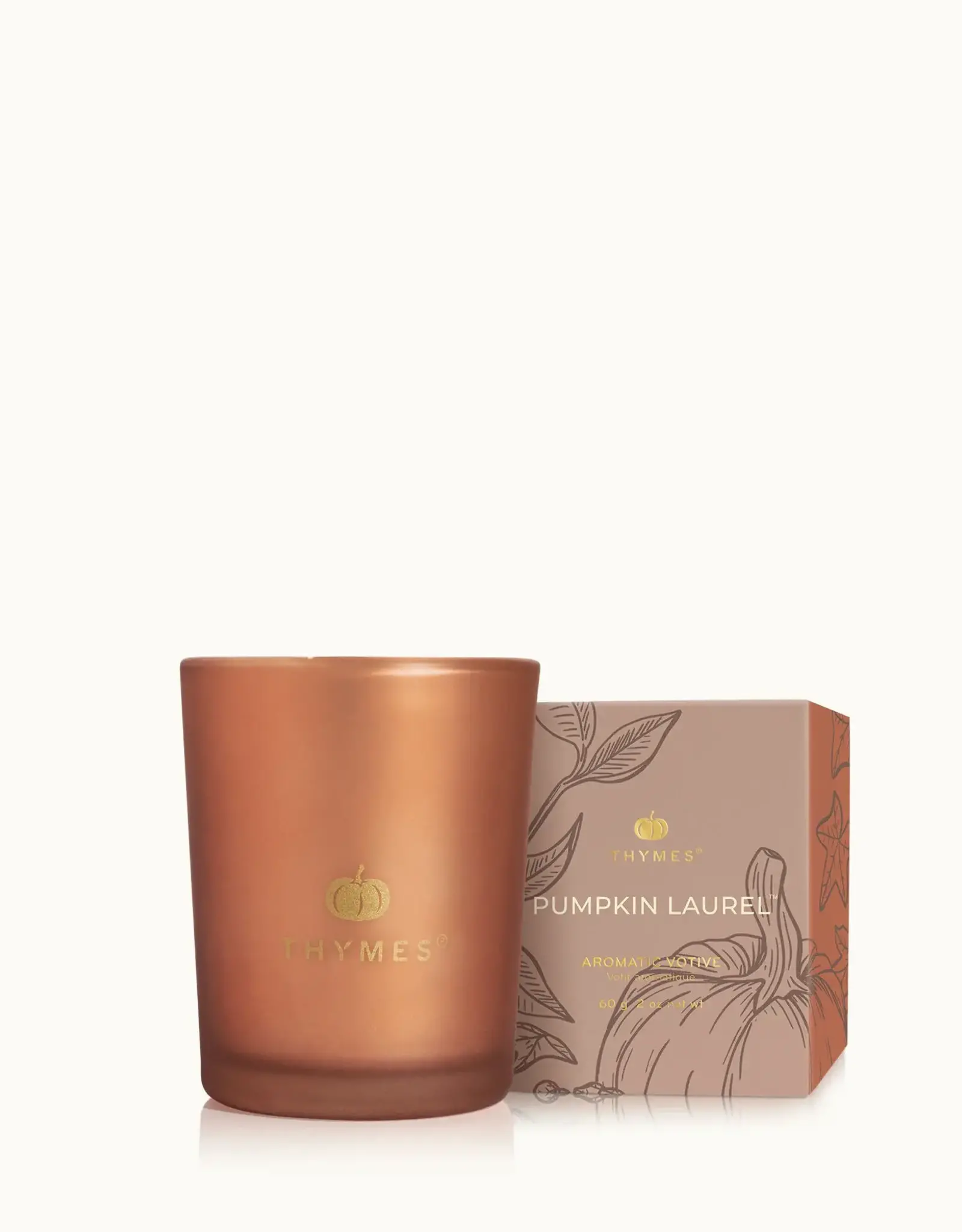 Pumpkin Laurel Votive Candle