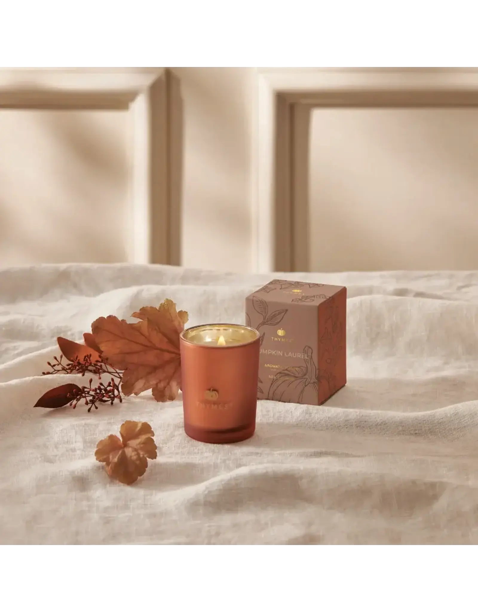 Pumpkin Laurel Votive Candle