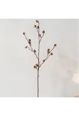 Artificial Dry Hibiscus Flower Stem, 35.4"