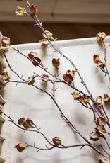 Artificial Dry Hibiscus Flower Stem, 35.4"