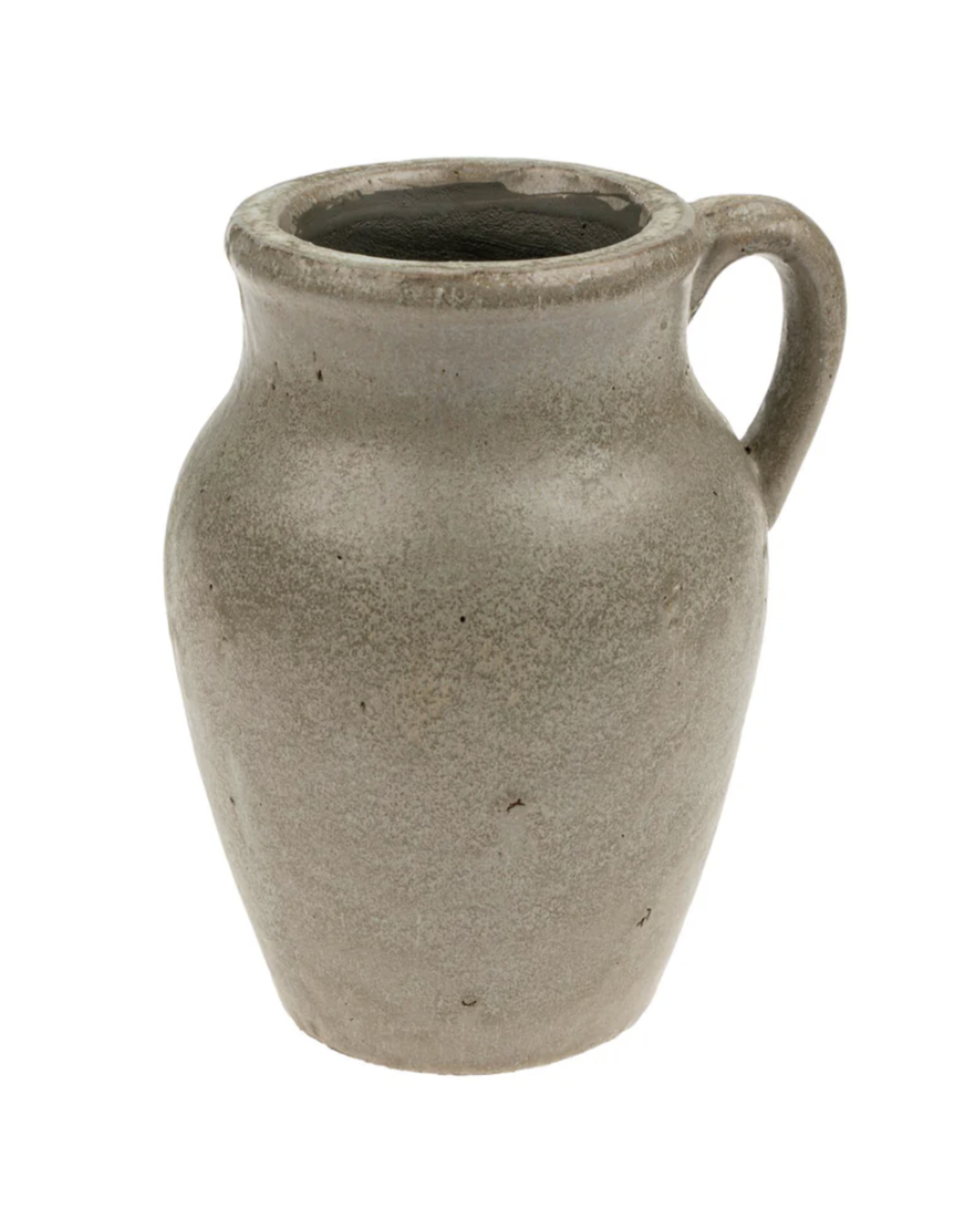 Rhodes Pitcher Vase, S - Reactive Brown