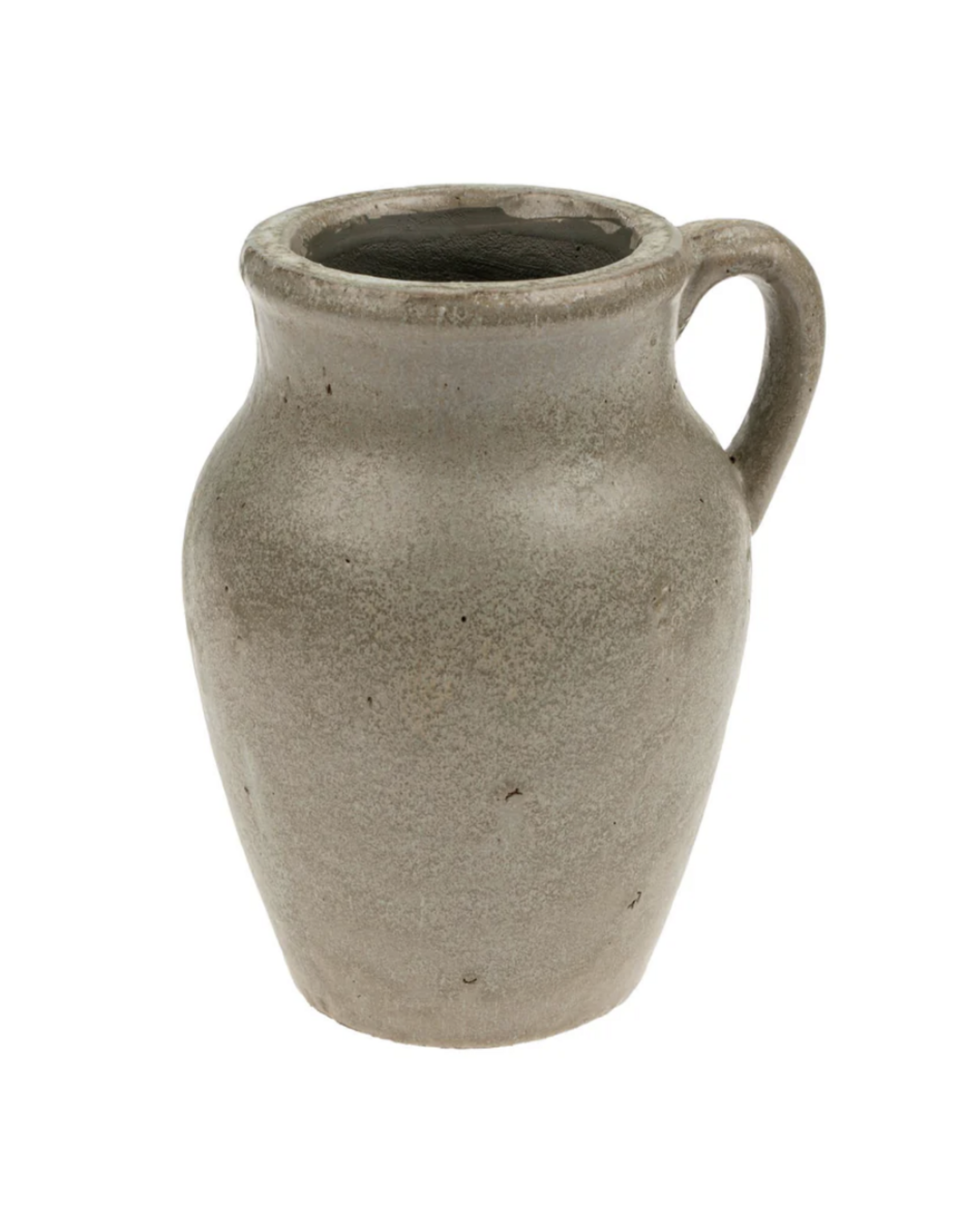 Rhodes Pitcher Vase, S - Reactive Brown